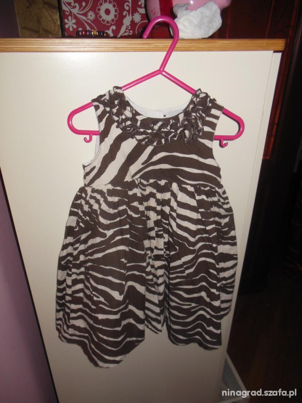 Zebra sukienka 86