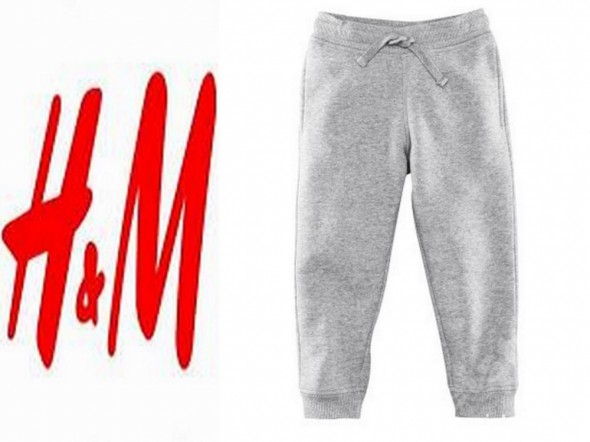 H&M spodnie dresowe 110 4 5lat