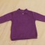 Fioletowy sweterek rozmiar 68