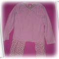 różowa piżama panterka 146 do 152