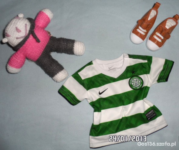 Bluzeczka NIKE CELTIC 62 DO 68cm JAK NOWA