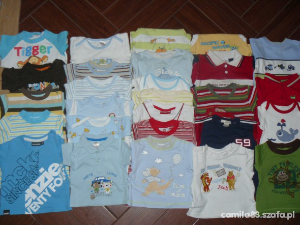 Bluzeczki krótki rękaw sztuka 5zł