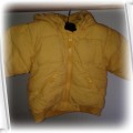 zółta zimowa kurtka H&M