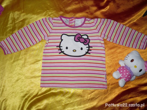 Śliczna Bluzeczka Hello Kitty H&M 80