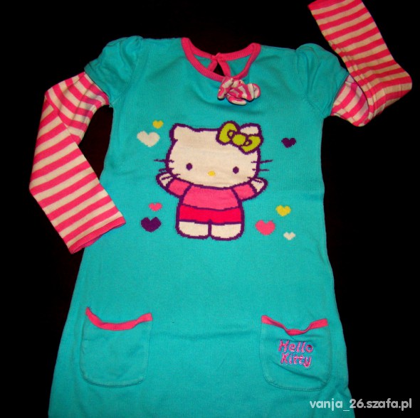 Dzianinowa sukieneczka Hello Kitty Marks&Spencer