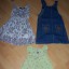 Trzy sukienki Śliczne Tanio