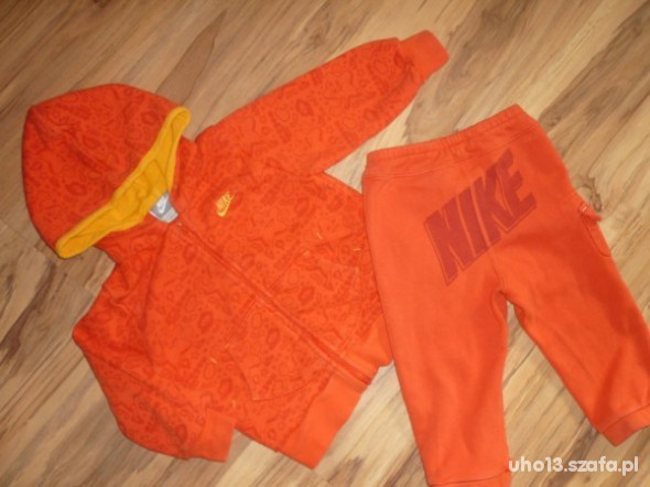 86 SUPER ORYGINALNY DRES NIKE POMARANCZOWY WIOSNA