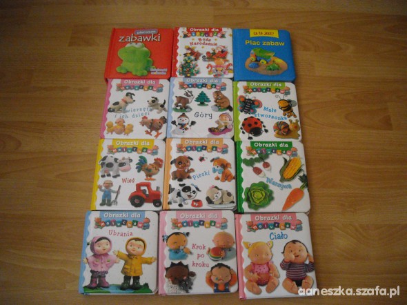 12 sztuk książeczek dla maluchów