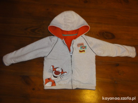 Ciepła bluza z polarem Disney 86 do 92 cm