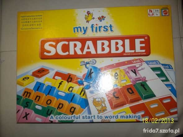 MY FIRST SCRABBLE MATTEL