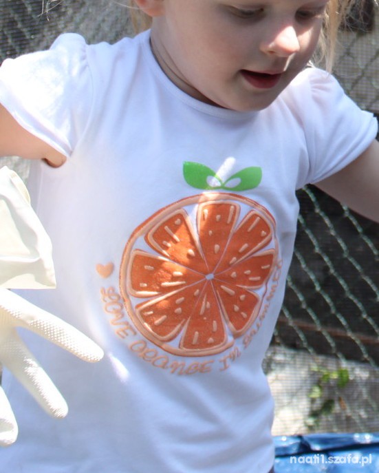 świetna bluzka pomarańcze 98