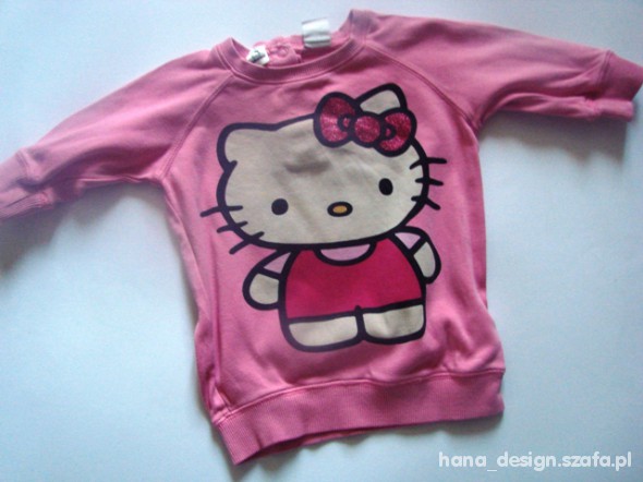 HM HELLO KITTY r62 68 dłuższa bluza do getrów
