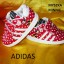 BUCIKI MYSZKA MINNIE CZERWONE ADIDAS 22 jak NOWE