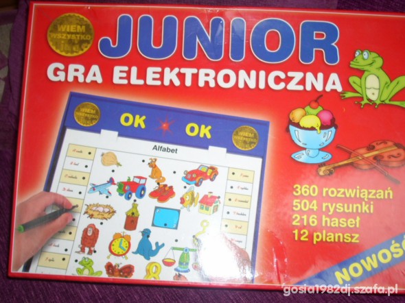 JUNIOR gra elektroniczna