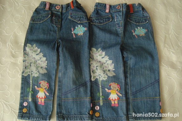 NEXT Ekstra jeansy UPSY DAISY bliźniaczki