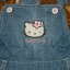 jeansowa ogrodniczka HM Hello Kitty 9 12 m cy