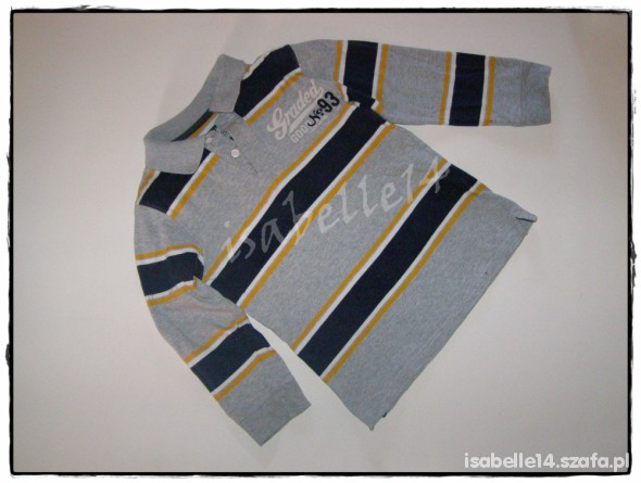 110 116 122 HM BLUZKA POLO W PASY