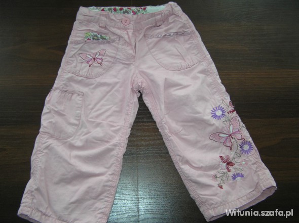 spodnie dla dziewczynki 86