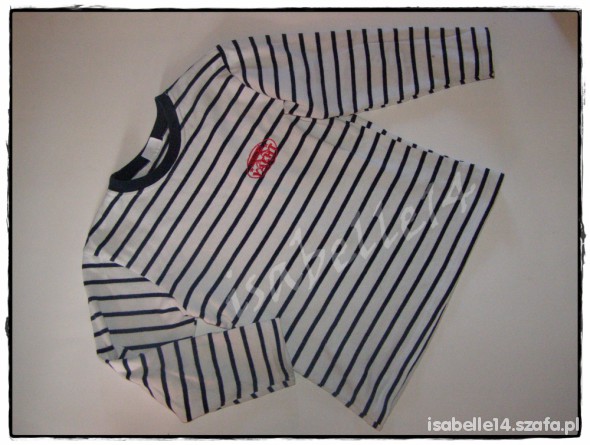 122 BLUZKA W MARYNARSKIE PASKI