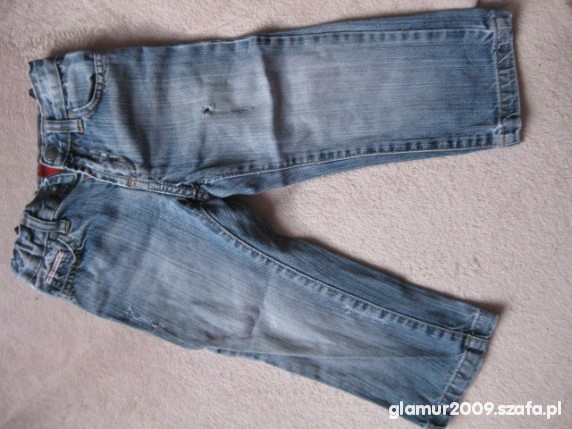 orginalne spodnie jeansowe 86 dla modnisia