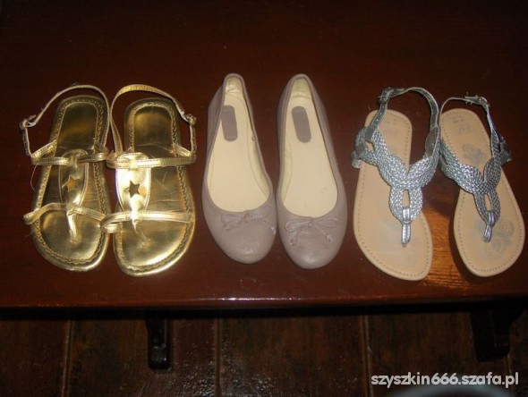 Pakiet sandałków oraz balerinki dla dziewczynki