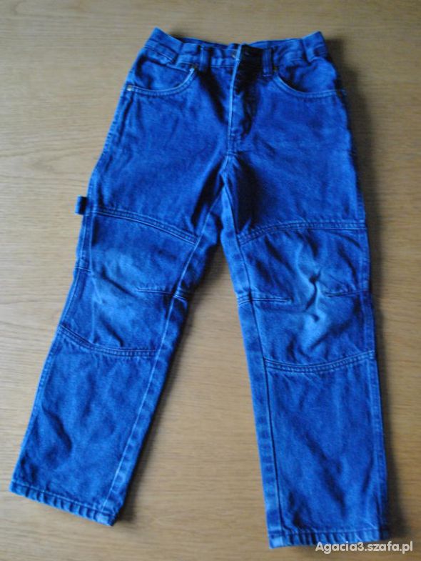 spodnie jeansy chłopięce 110