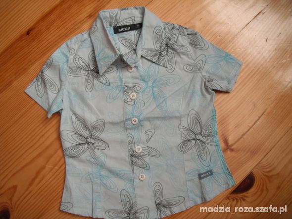 Koszula z krótkim rękawem MEXX 92cm 2do3l Błękitna