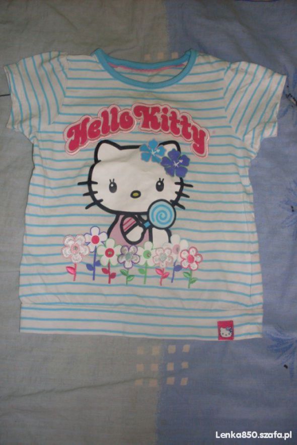 Fajna bluzka Hello Kitty r 104cm 3 4 latka tanio