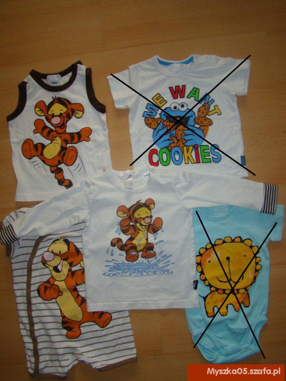 Śliczny zestaw z tygryskiem H&M
