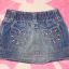 BOSKA prosta mini jeansowa OLD NAVY 86 98