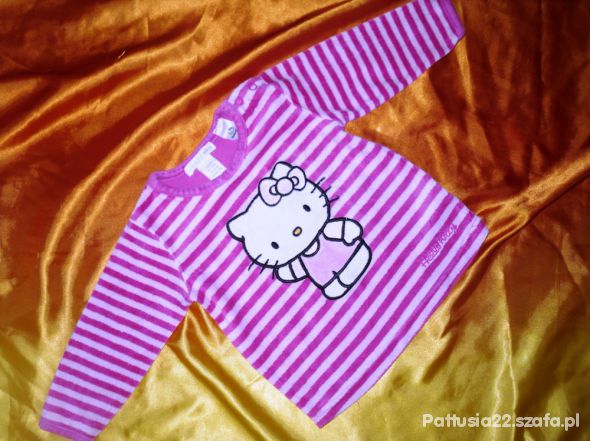 BLUZA PASKI HELLO KITTY H&M 68 JAK NOWA