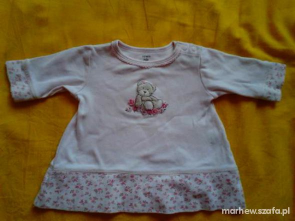 bluzka tunika Carters newborn 0 3 mc