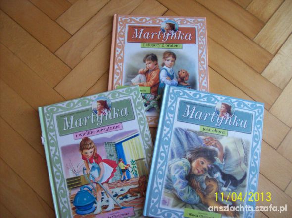3 książki z serii Martynka