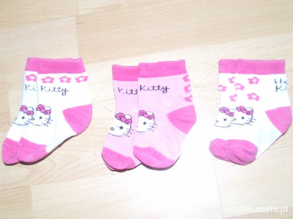 3 pack skarpetek HELLO KITTY