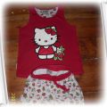 hello kitty bluzeczka ze spodenkami98do104