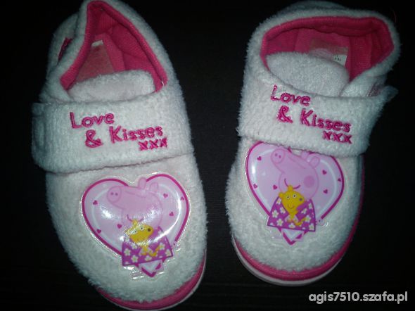 Peppa Pig kapciuszki jak nowe