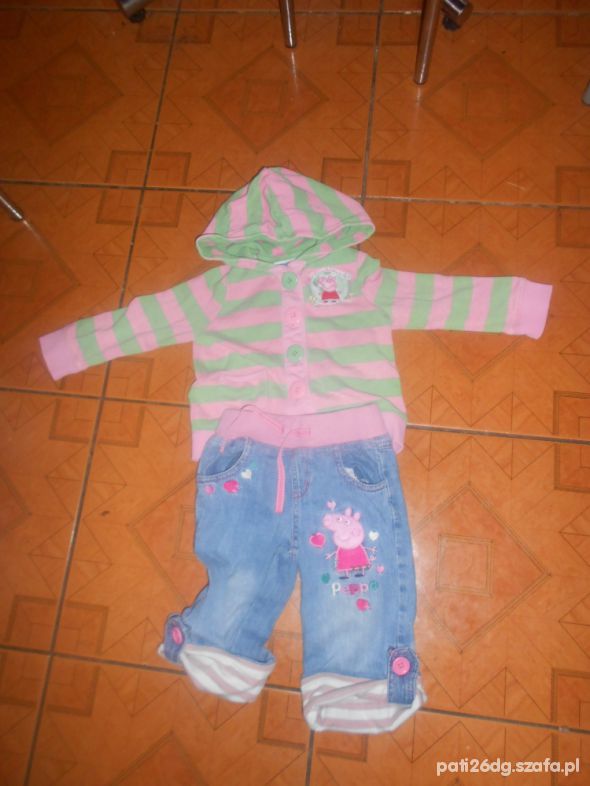 peppa pig spodnie bluza