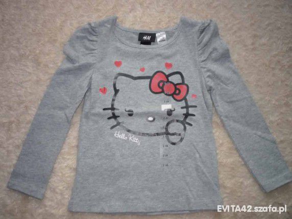 Bluzeczka Hello Kitty rozm 86 do 92 firmy H&M