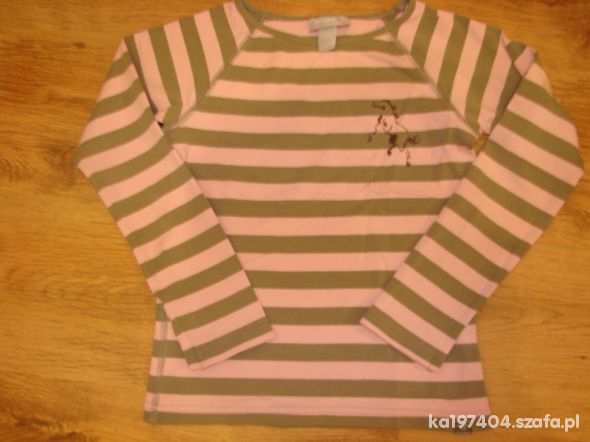 bluzka różowo zielona HM roz158