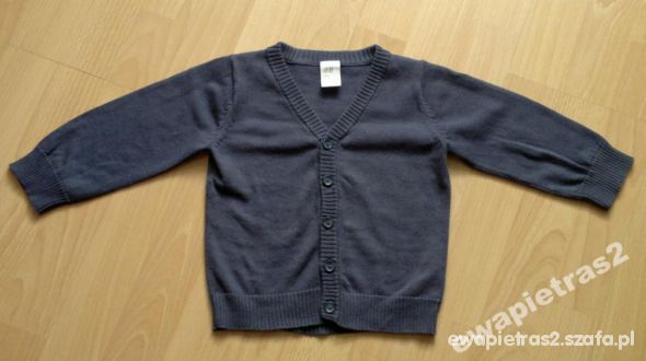 Sweterek H&M dla chłopca 80 9 12 m cy