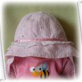 kapelusz różowy newborn