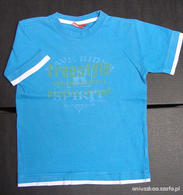 Bluzeczka z krótkim rękawkiem firmy blue seven kid