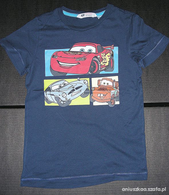 Bluzeczka HM z postaciami z filmu Auta Cars