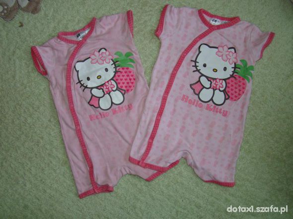 2 sztuki rampersów H&M hello kitty r 80