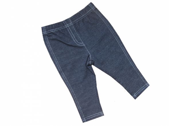 68 cm DISNEY jeansowe legginsy