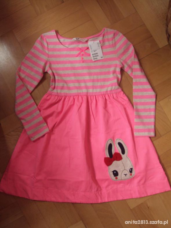 sukienka z królikiem