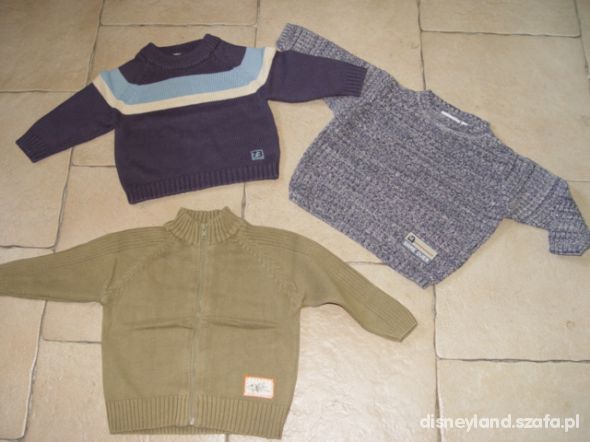 2 sweterki na 74 80 86 cm