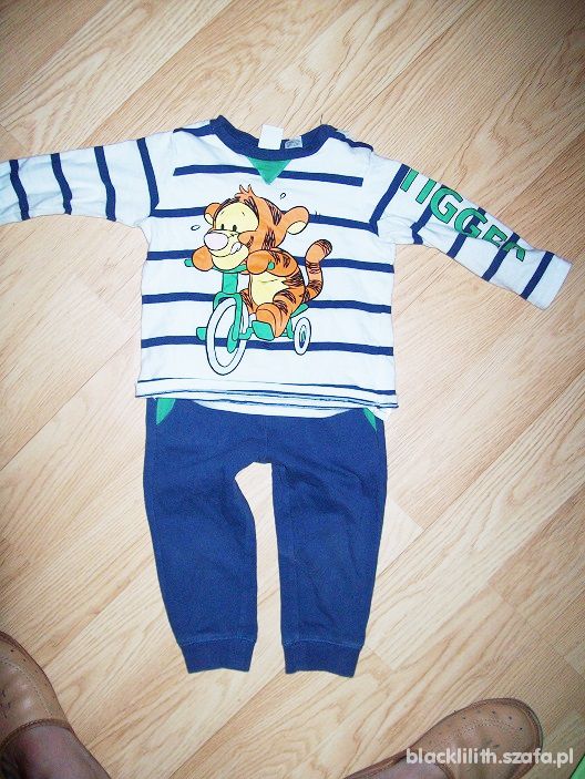 Komplet H&M Disney Tygrys 74 80