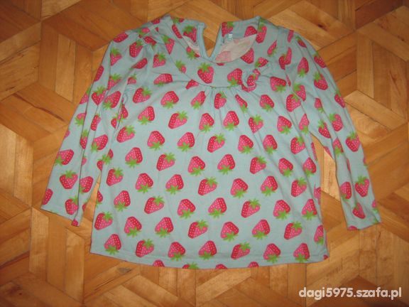 bluzeczka z truskawkami 92 98