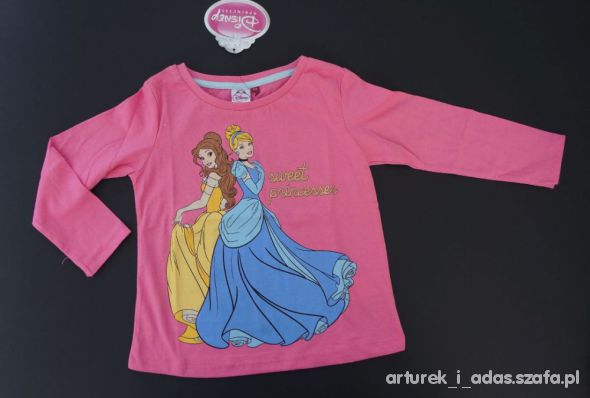 Bluzeczka bawełniana z księżniczkami Disneya